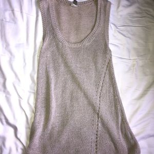 Sweater tank top